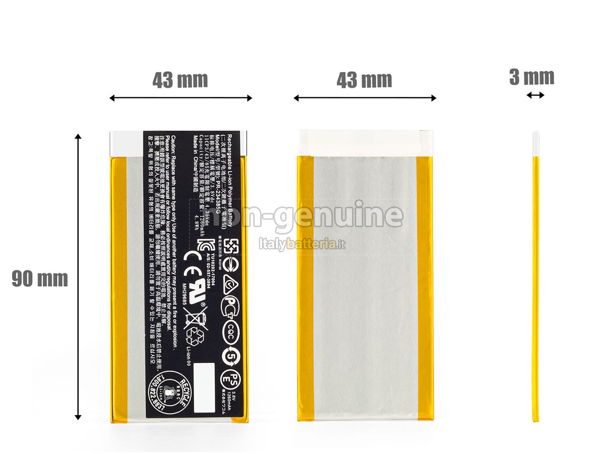 Batteria per Wacom CTL4100