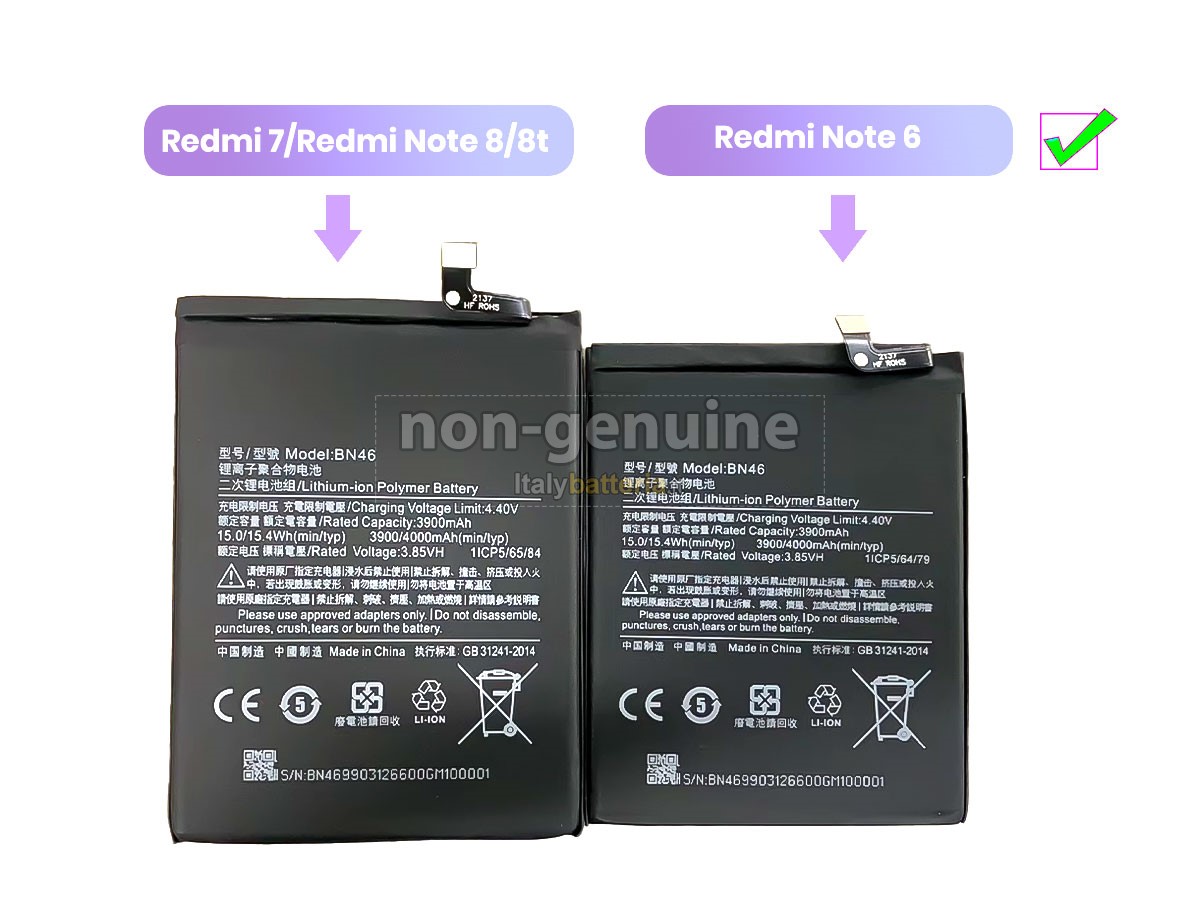 Batteria per XiaoMi REDMI NOTE 6