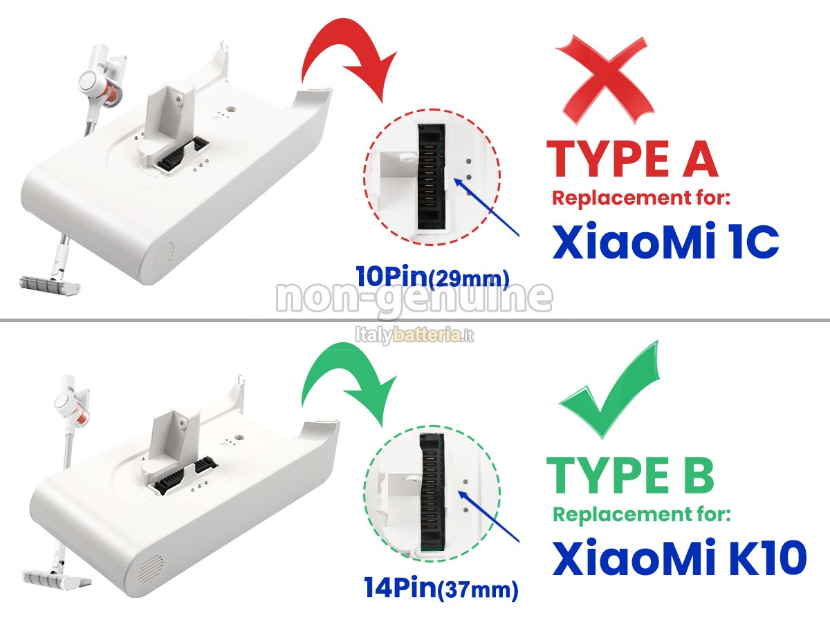 Batteria per XiaoMi MIJIA K10