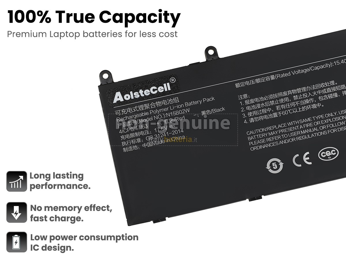 Batteria per portatile XiaoMi MI RUBY 2019