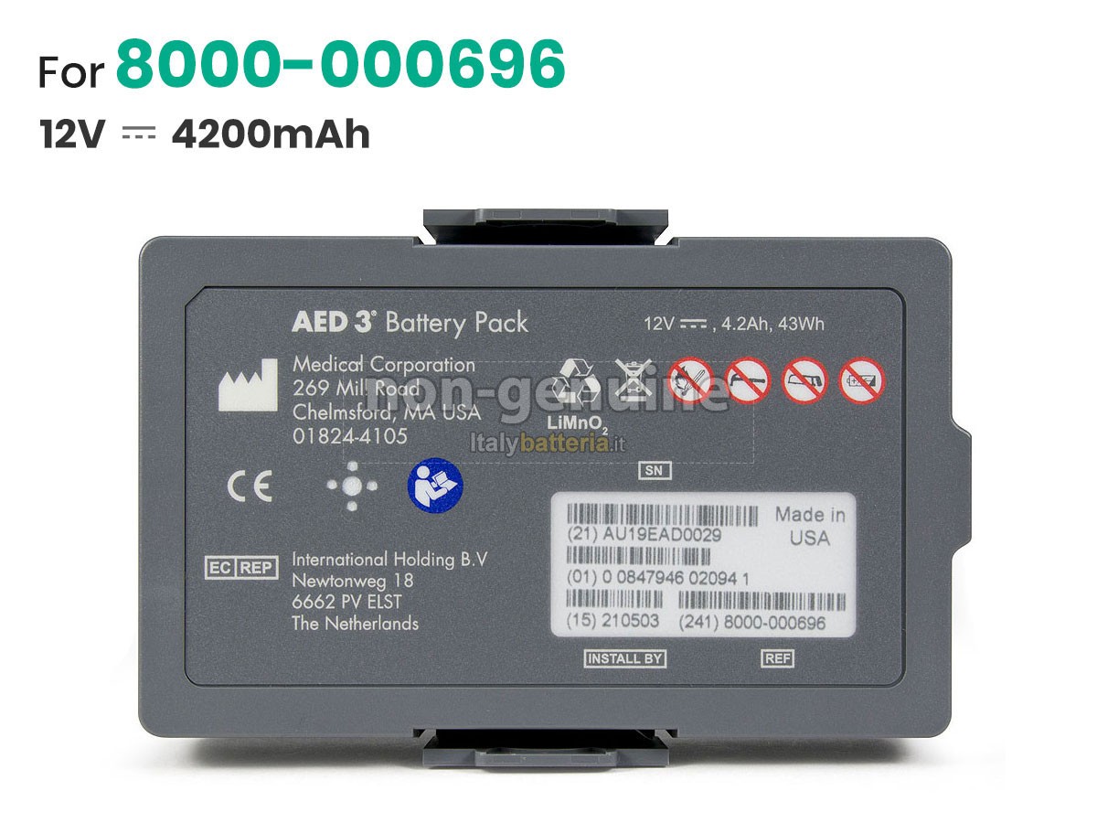 Batteria per ZOLL 8000-000696
