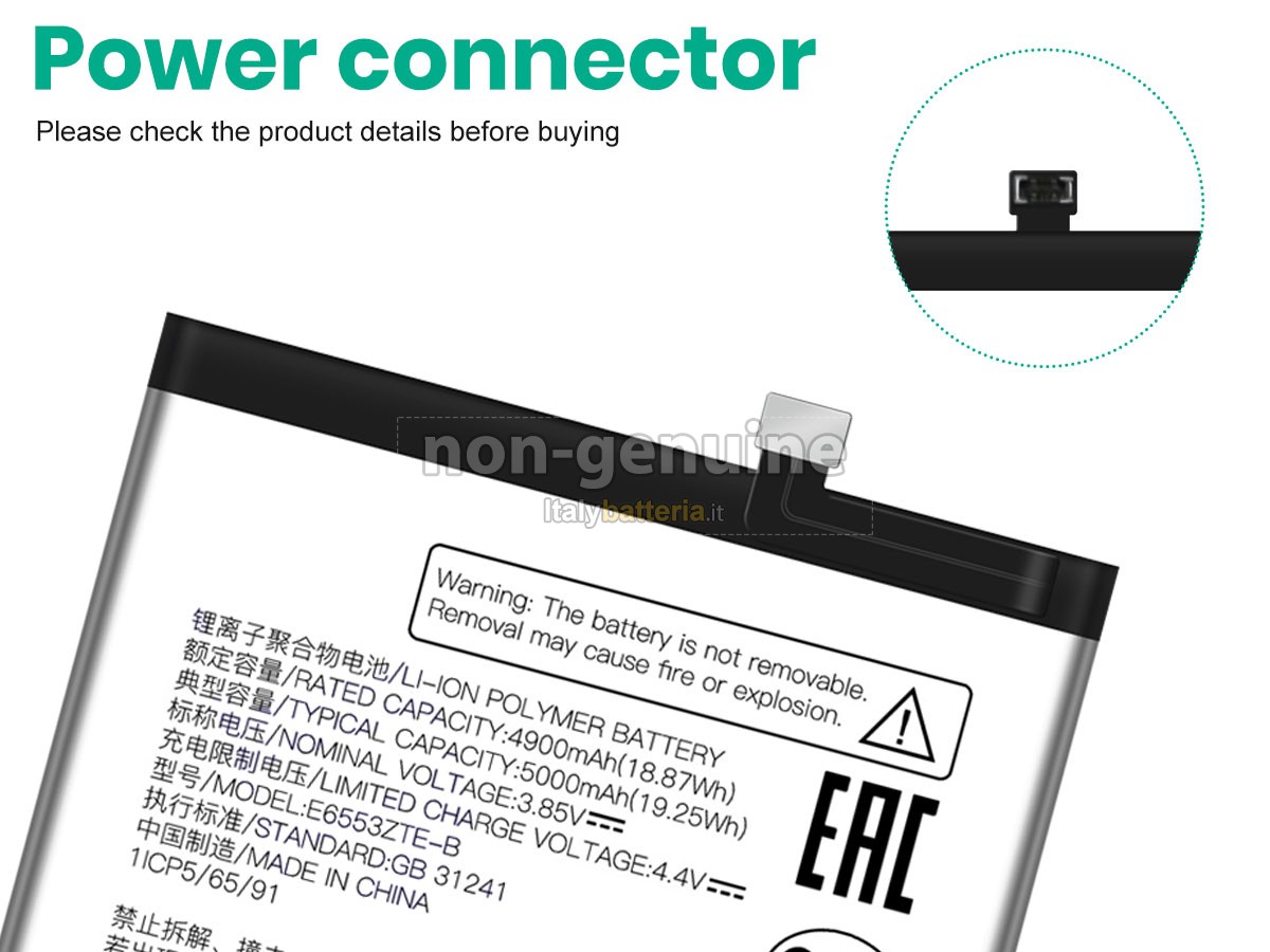 Batteria ZTE E6553ZTE-B