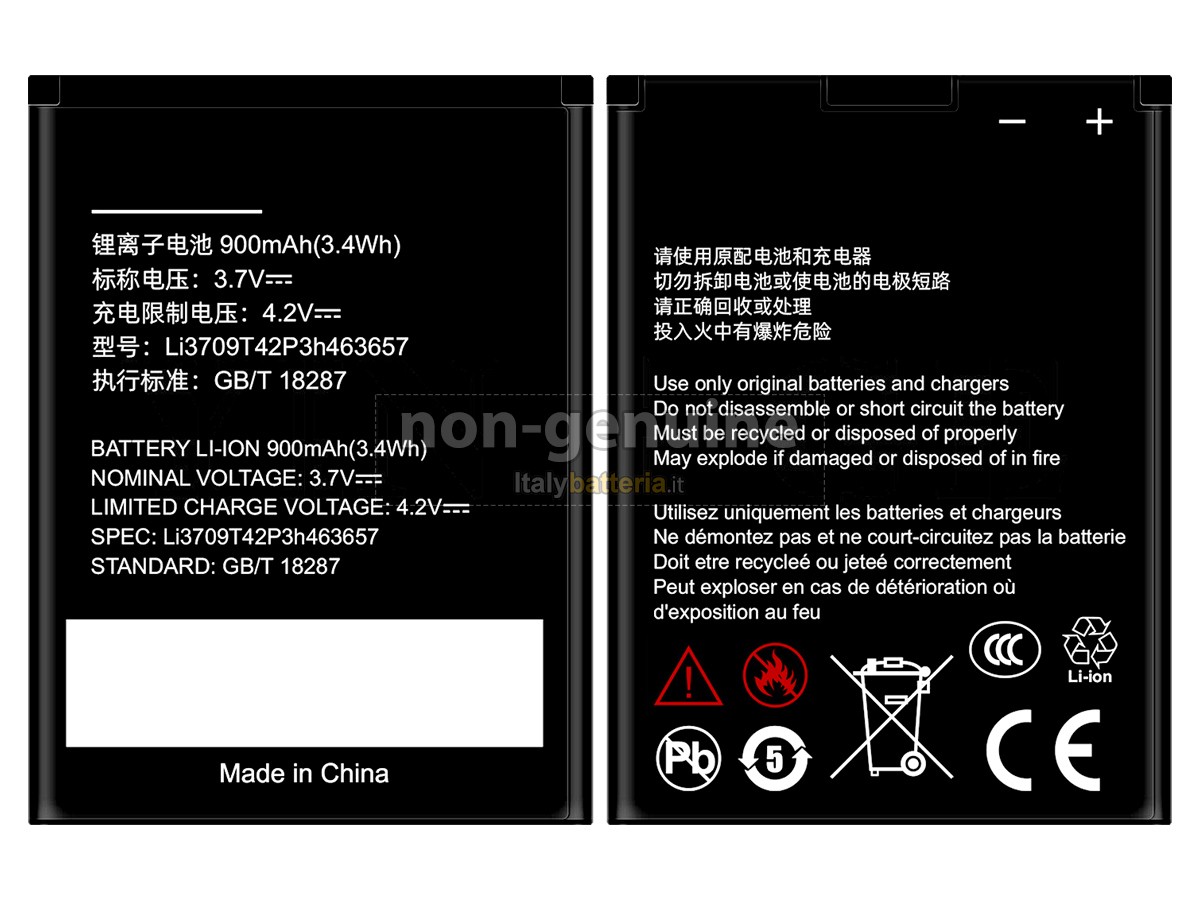 Batteria ZTE N281