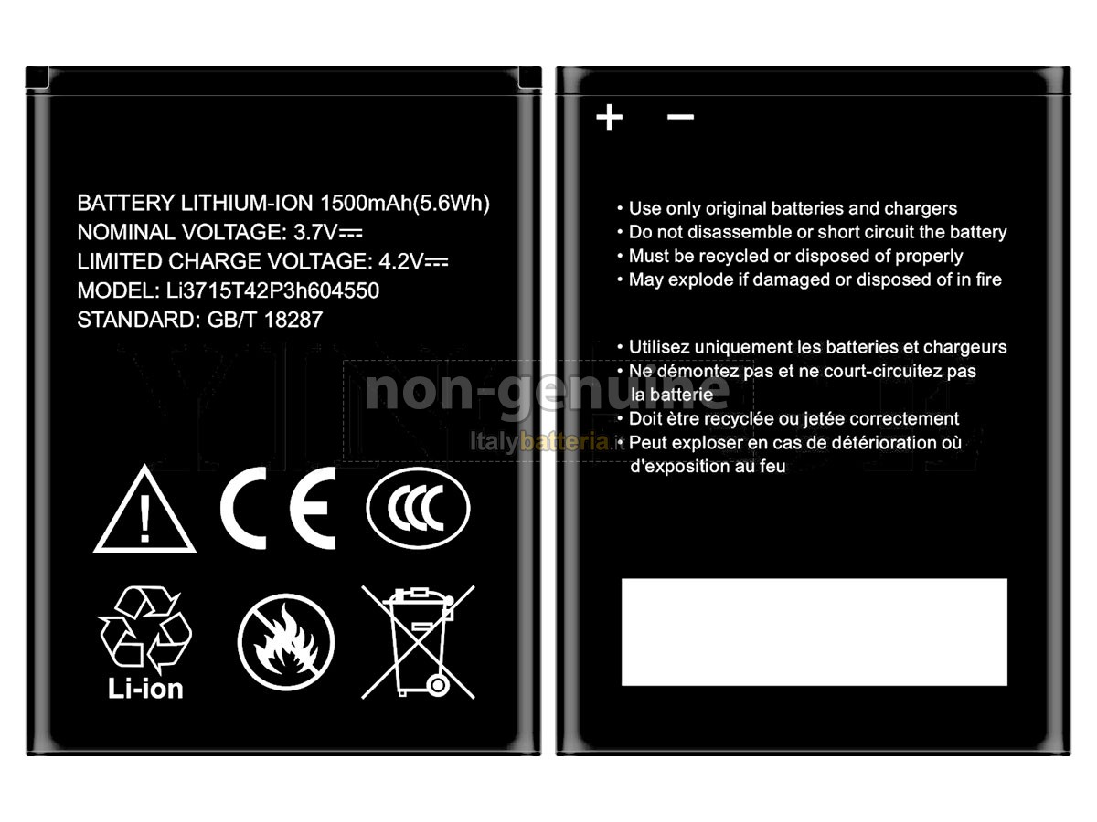 Batteria ZTE BLADE A410